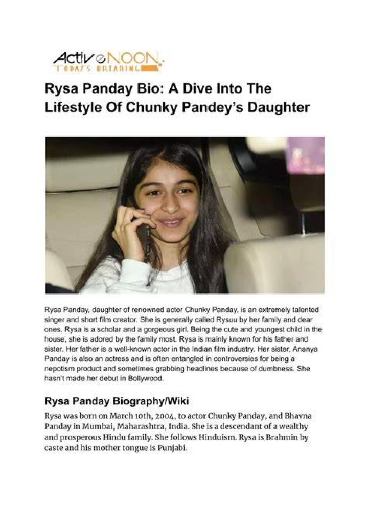 Chunky Panday - Age, Family, Bio